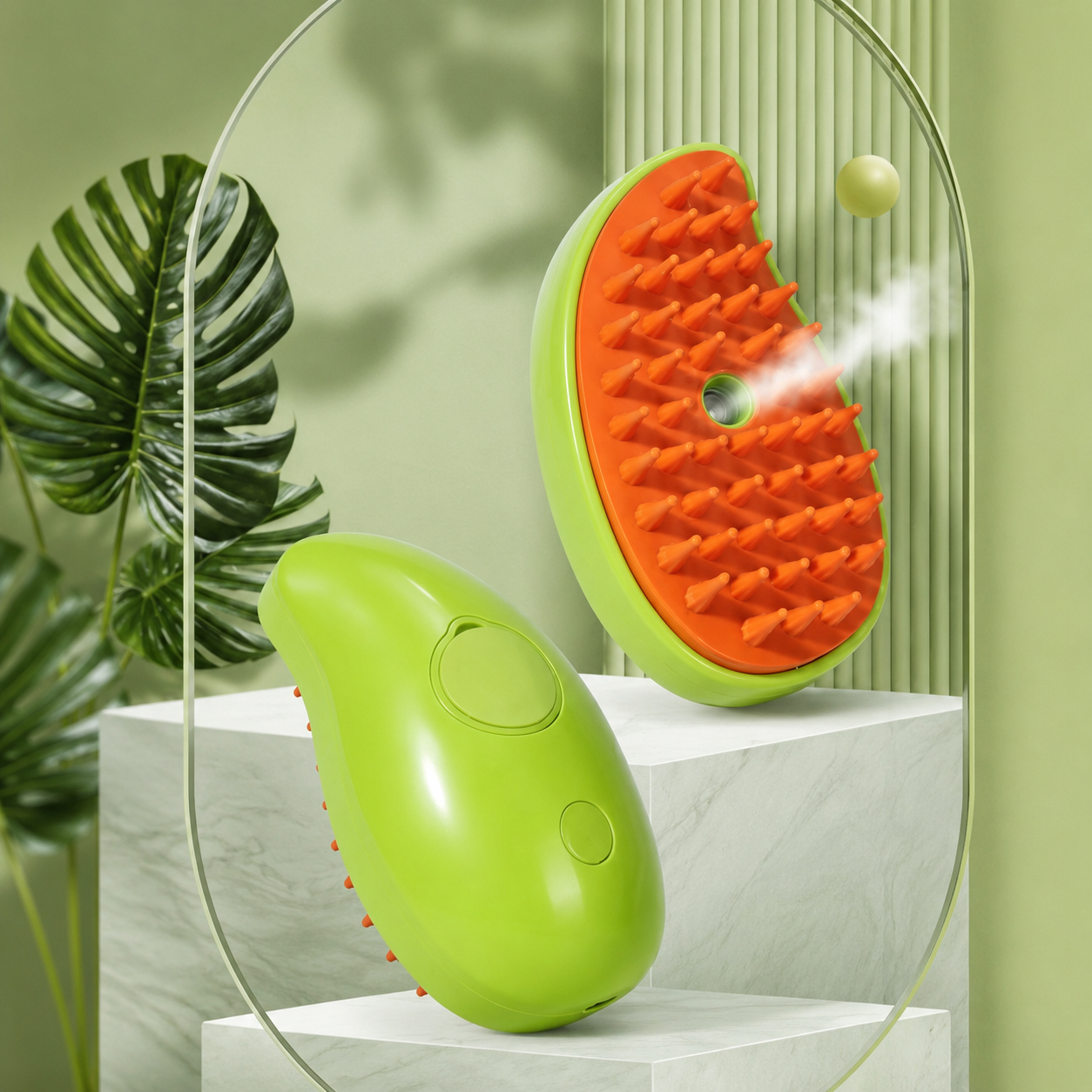 Pet Grooming Spray & Massage Comb